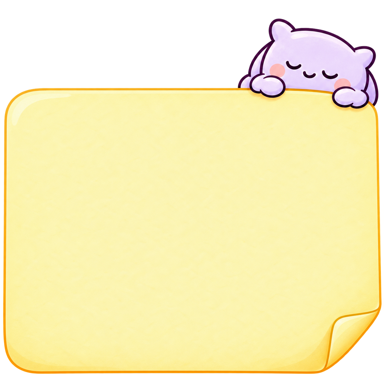 Dozi holding a note